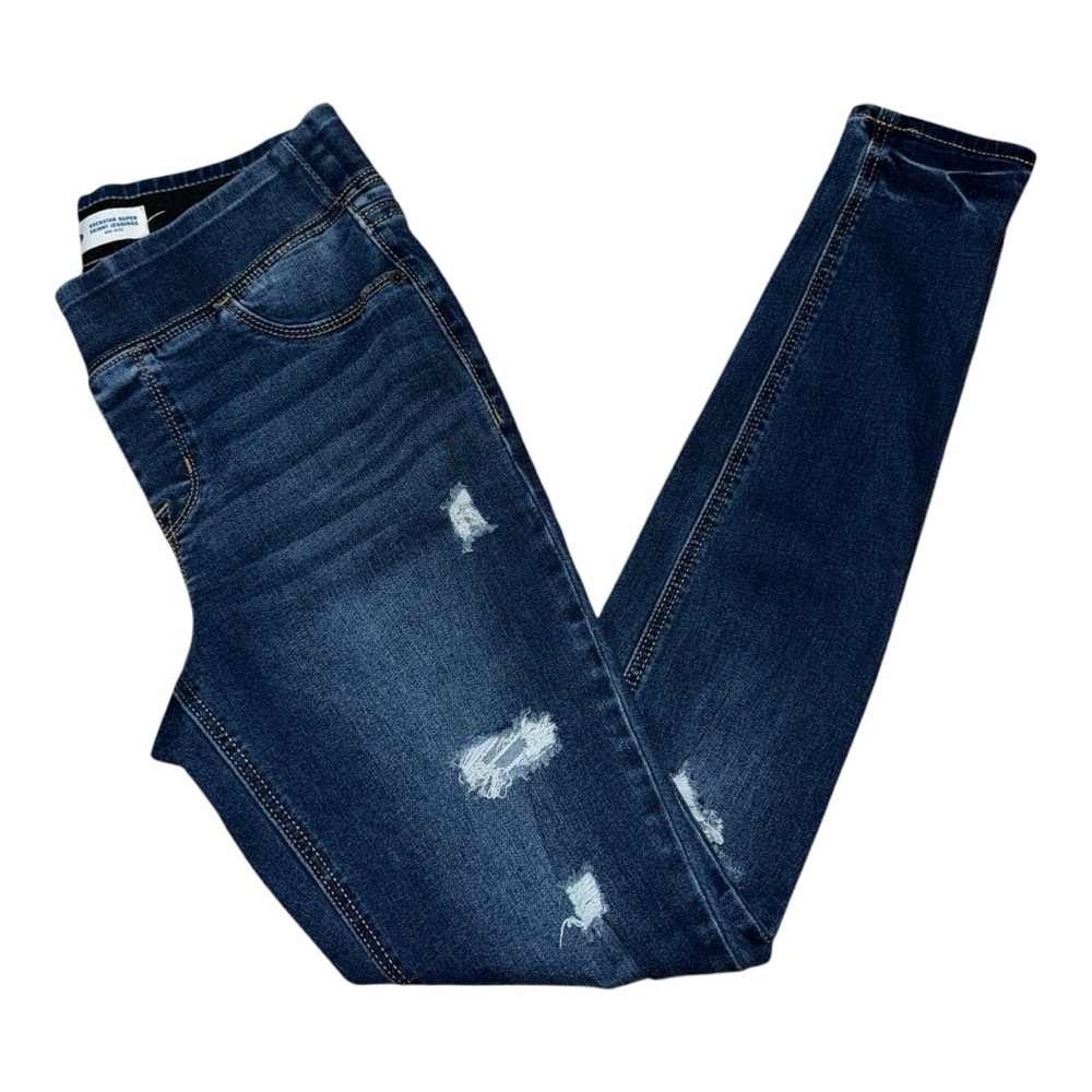 Women’s Old Navy Medium Wash Distressed Skinny Jeggings - 4